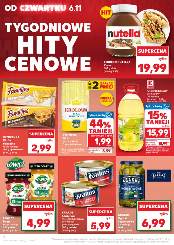 Kaufland - gazetka promocyjna Oferta Kaufland od czwartku 06.11 do środy 12.11 - strona 6