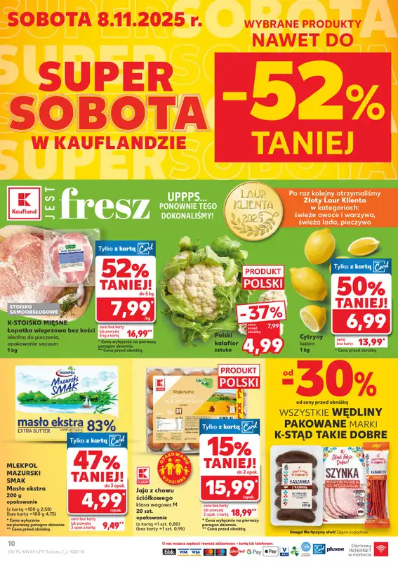 Kaufland - gazetka promocyjna Oferta Kaufland od czwartku 06.11 do środy 12.11 - strona 10