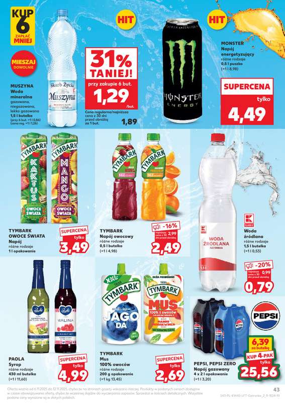 Kaufland - gazetka promocyjna Oferta Kaufland od czwartku 06.11 do środy 12.11 - strona 43