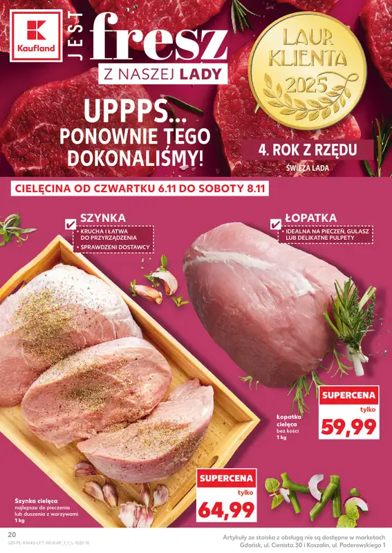 Kaufland - gazetka promocyjna Oferta Kaufland od czwartku 06.11 do środy 12.11 - strona 20