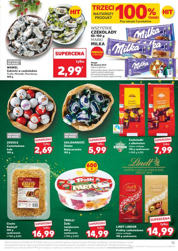 Kaufland - gazetka promocyjna Oferta Kaufland od czwartku 06.11 do środy 12.11 - strona 13