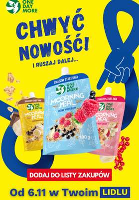 One Day More - gazetka promocyjna Morning Meal w Lidlu od czwartku 06.11 do niedzieli 16.11