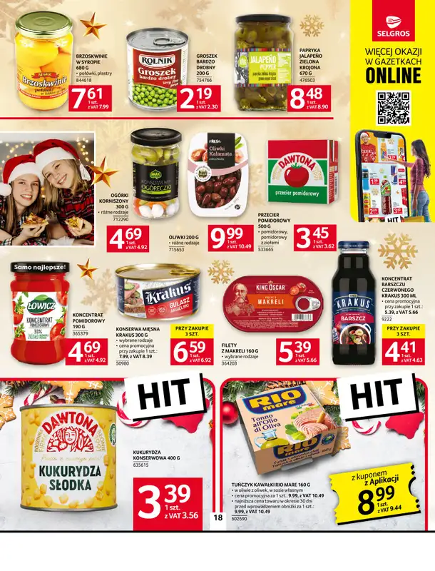 Selgros - gazetka promocyjna Oferta spożywcza od czwartku 06.11 do środy 19.11 - strona 18