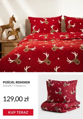 Homla - gazetka promocyjna Świąteczne tekstylia od poniedziałku 03.11  - strona 9