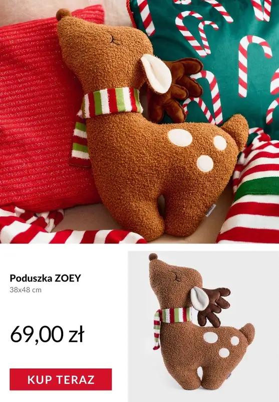 Homla - gazetka promocyjna Świąteczne tekstylia od poniedziałku 03.11  - strona 7