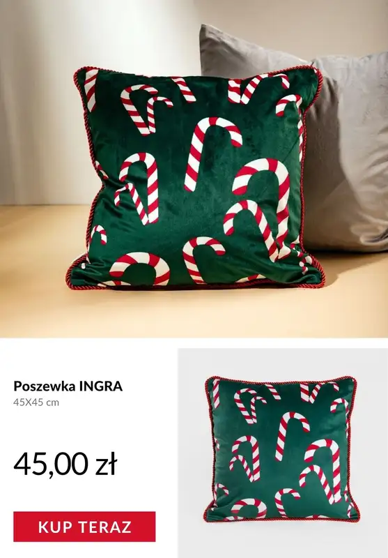 Homla - gazetka promocyjna Świąteczne tekstylia od poniedziałku 03.11  - strona 8