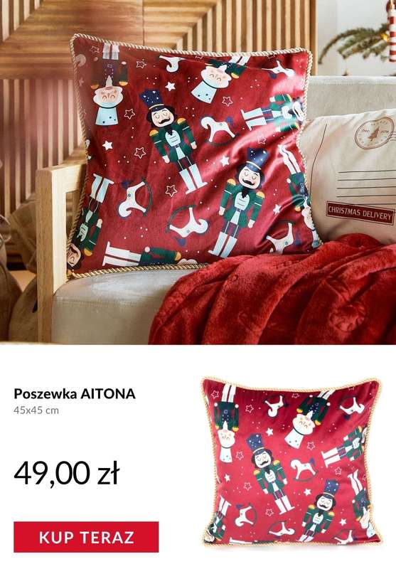 Homla - gazetka promocyjna Świąteczne tekstylia od poniedziałku 03.11  - strona 13