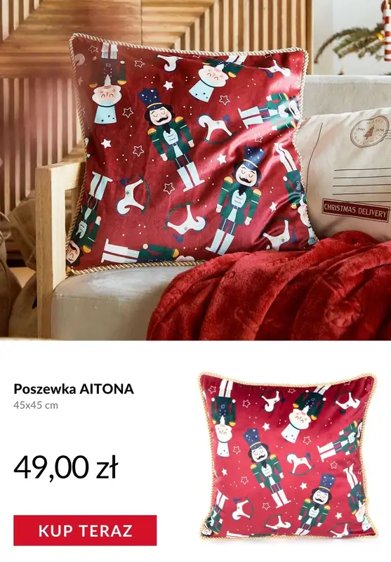 Homla - gazetka promocyjna Świąteczne tekstylia od poniedziałku 03.11  - strona 13