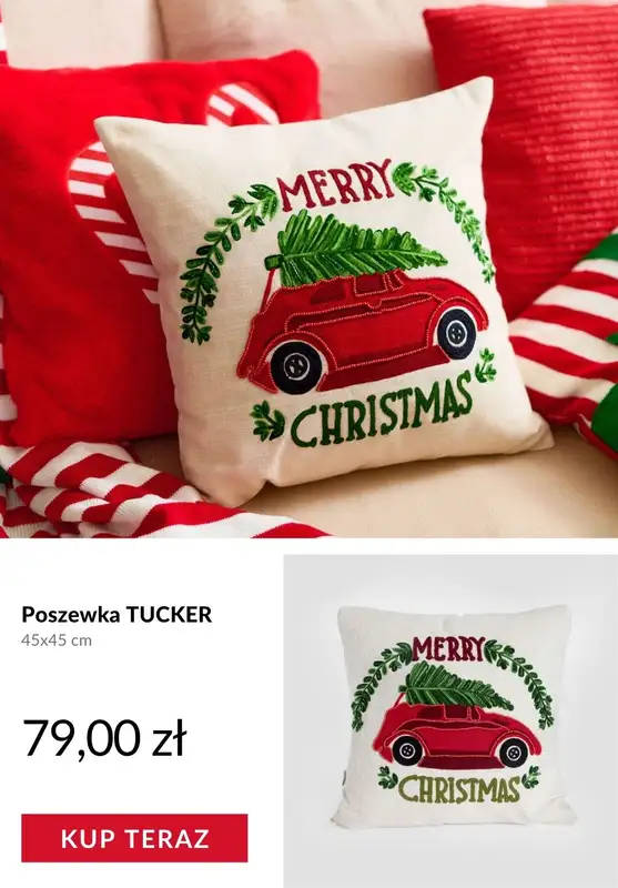 Homla - gazetka promocyjna Świąteczne tekstylia od poniedziałku 03.11  - strona 10