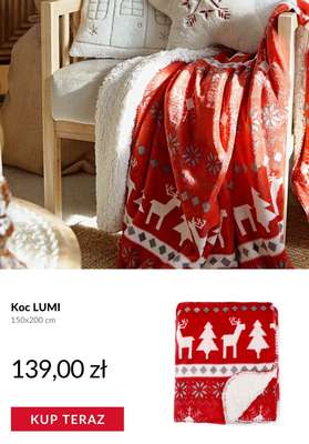 Homla - gazetka promocyjna Świąteczne tekstylia od poniedziałku 03.11  - strona 5