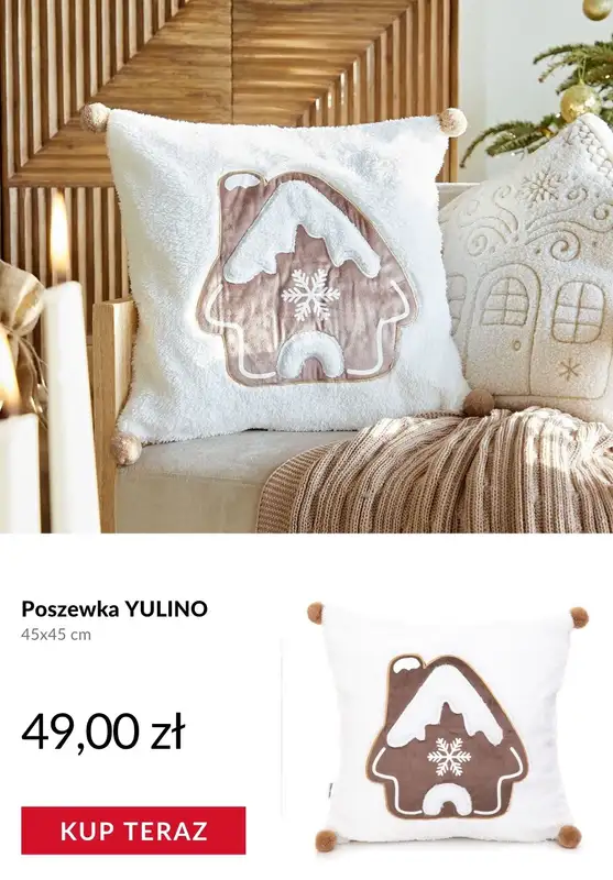 Homla - gazetka promocyjna Świąteczne tekstylia   - strona 3