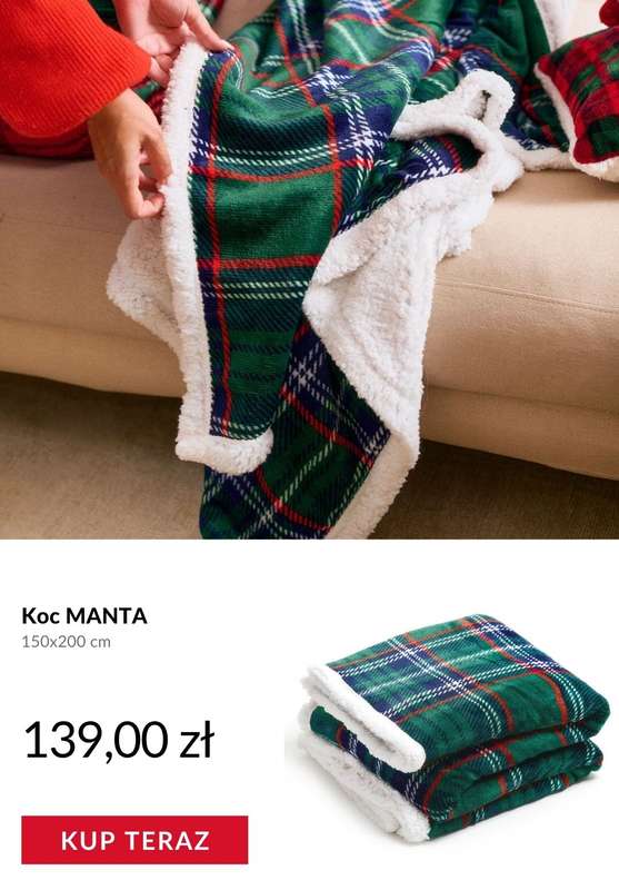 Homla - gazetka promocyjna Świąteczne tekstylia od poniedziałku 03.11  - strona 6