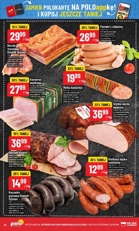 POLOmarket - gazetka promocyjna Gazetka od środy 05.11 do poniedziałku 10.11 - strona 18