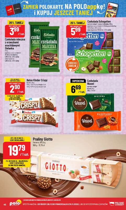 POLOmarket - gazetka promocyjna Gazetka od środy 05.11 do poniedziałku 10.11 - strona 46