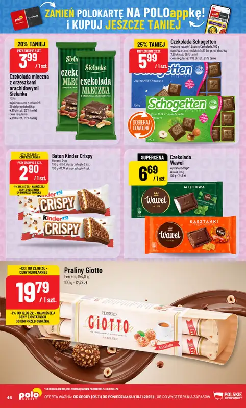 POLOmarket - gazetka promocyjna Gazetka od środy 05.11 do poniedziałku 10.11 - strona 46