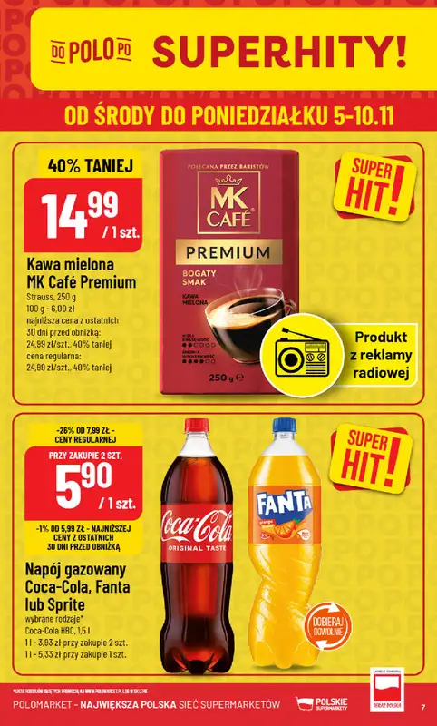 POLOmarket - gazetka promocyjna Gazetka od środy 05.11 do poniedziałku 10.11 - strona 7