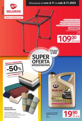 Selgros - gazetka promocyjna Oferta weekendowa od czwartku 06.11 do soboty 08.11