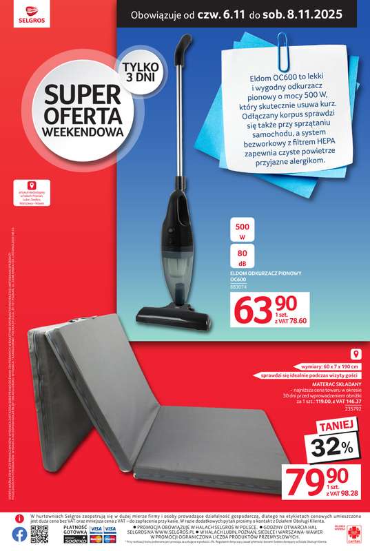 Selgros - gazetka promocyjna Oferta weekendowa od czwartku 06.11 do soboty 08.11 - strona 2