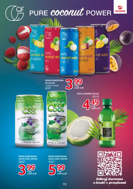 Selgros - gazetka promocyjna Katalog Markowe Produkty od czwartku 06.11 do środy 19.11 - strona 19