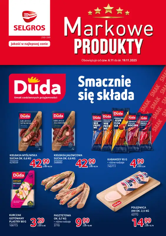 Selgros - gazetka promocyjna Katalog Markowe Produkty  
