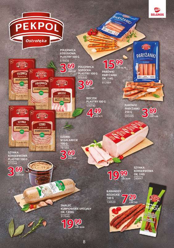 Selgros - gazetka promocyjna Katalog Markowe Produkty od czwartku 06.11 do środy 19.11 - strona 8