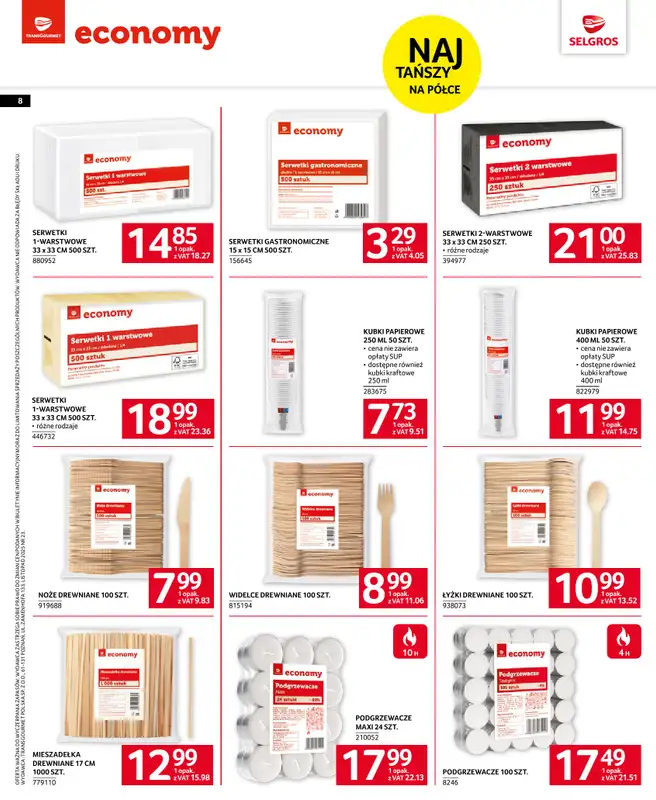 Selgros - gazetka promocyjna Katalog Marki Własne od czwartku 06.11 do środy 19.11 - strona 8