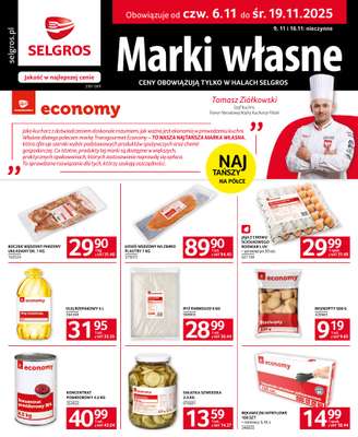 Selgros - gazetka promocyjna Katalog Marki Własne od czwartku 06.11 do środy 19.11