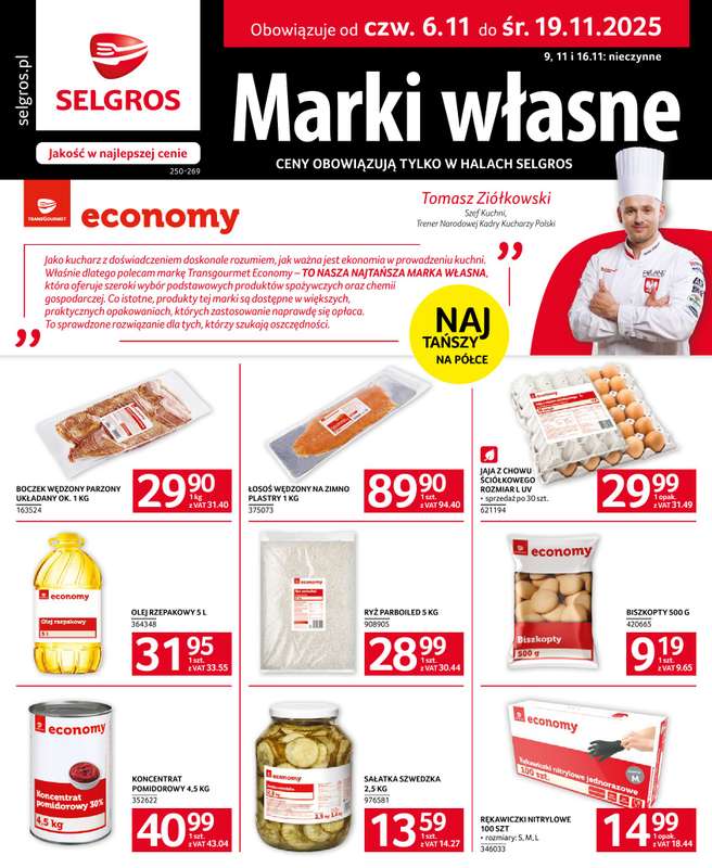 Selgros - gazetka promocyjna Katalog Marki Własne od czwartku 06.11 do środy 19.11
