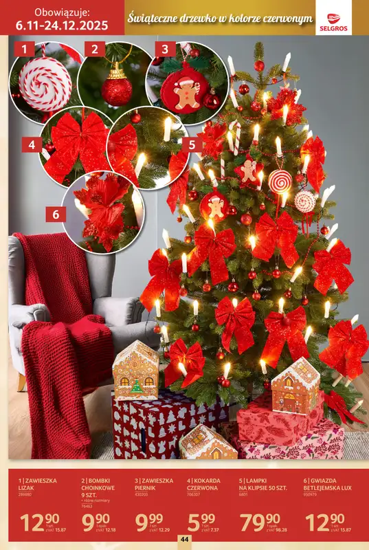 Selgros - gazetka promocyjna Katalog Boże Narodzenie od czwartku 06.11 do środy 19.11 - strona 44