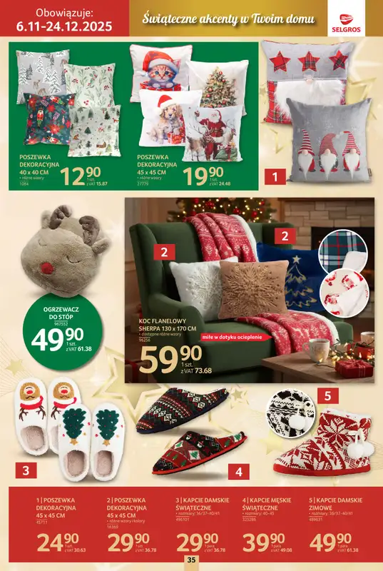 Selgros - gazetka promocyjna Katalog Boże Narodzenie od czwartku 06.11 do środy 19.11 - strona 35