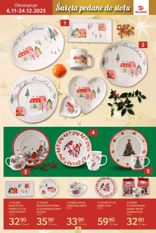 Selgros - gazetka promocyjna Katalog Boże Narodzenie od czwartku 06.11 do środy 19.11 - strona 4