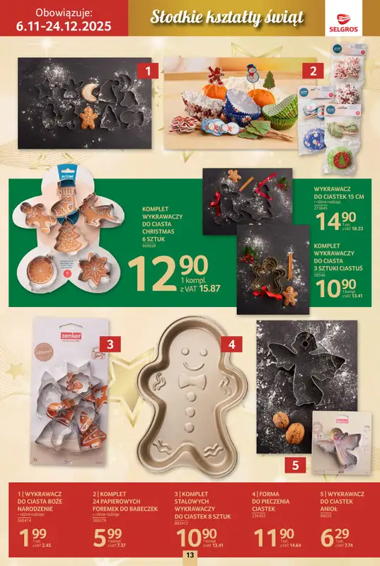 Selgros - gazetka promocyjna Katalog Boże Narodzenie od czwartku 06.11 do środy 19.11 - strona 13