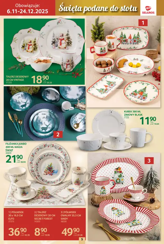 Selgros - gazetka promocyjna Katalog Boże Narodzenie od czwartku 06.11 do środy 19.11 - strona 5