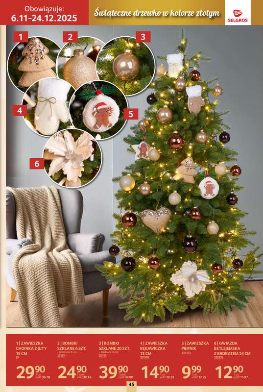 Selgros - gazetka promocyjna Katalog Boże Narodzenie od czwartku 06.11 do środy 19.11 - strona 45