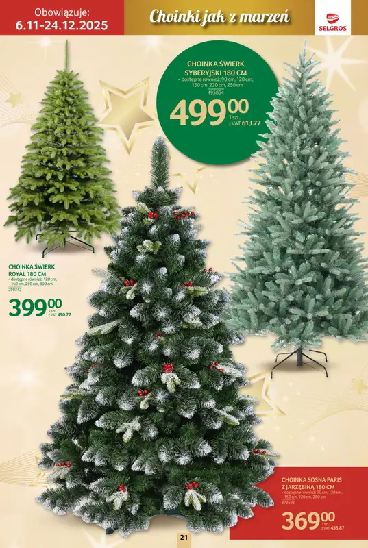 Selgros - gazetka promocyjna Katalog Boże Narodzenie od czwartku 06.11 do środy 19.11 - strona 21