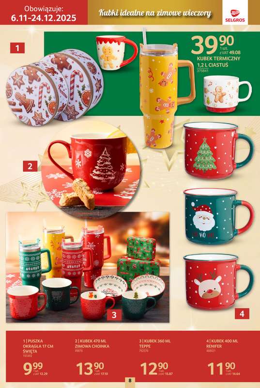 Selgros - gazetka promocyjna Katalog Boże Narodzenie od czwartku 06.11 do środy 19.11 - strona 8