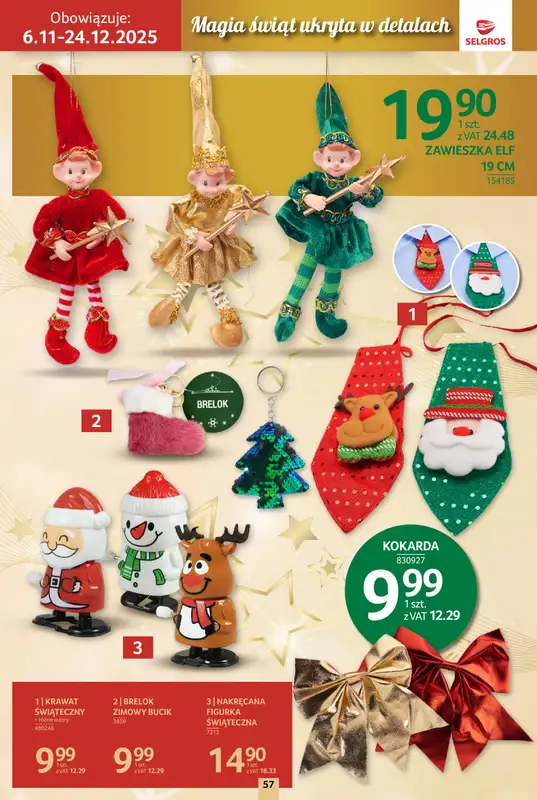 Selgros - gazetka promocyjna Katalog Boże Narodzenie od czwartku 06.11 do środy 19.11 - strona 57