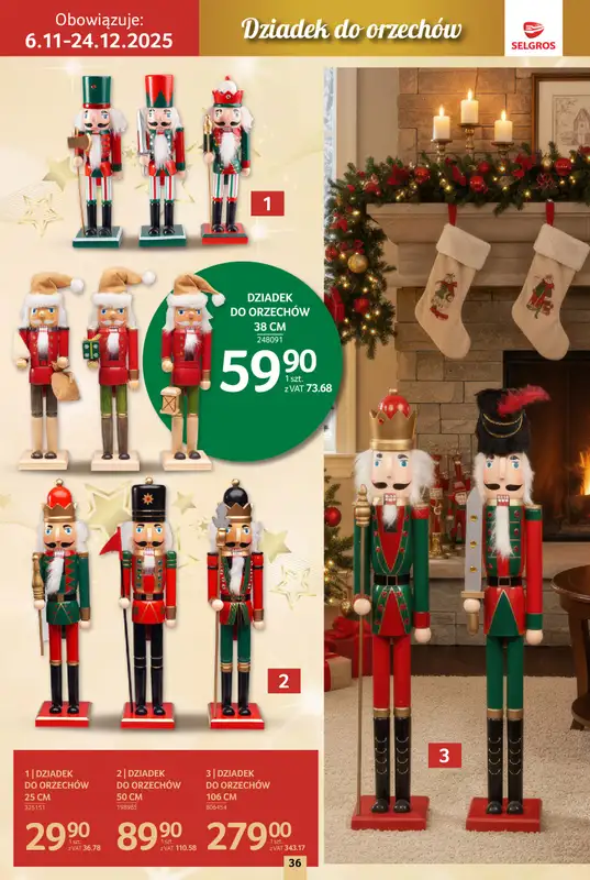 Selgros - gazetka promocyjna Katalog Boże Narodzenie od czwartku 06.11 do środy 19.11 - strona 36