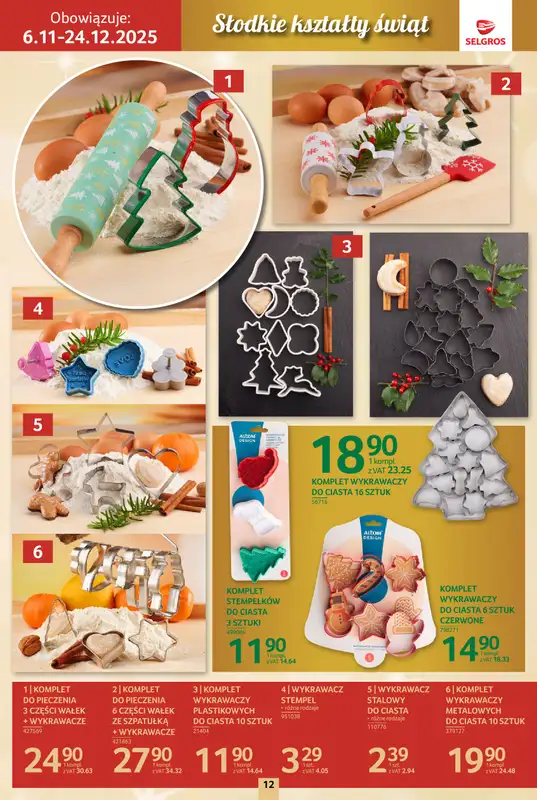 Selgros - gazetka promocyjna Katalog Boże Narodzenie od czwartku 06.11 do środy 19.11 - strona 12
