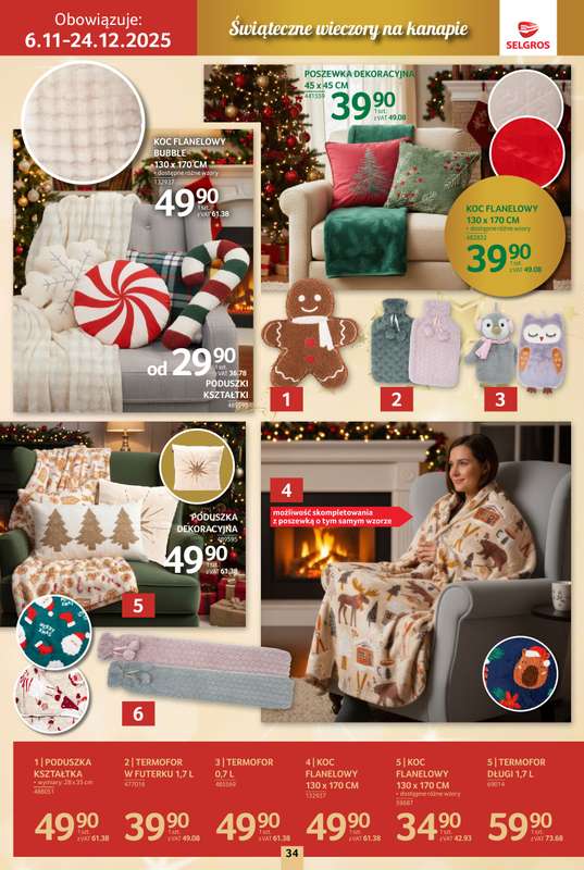 Selgros - gazetka promocyjna Katalog Boże Narodzenie od czwartku 06.11 do środy 19.11 - strona 34
