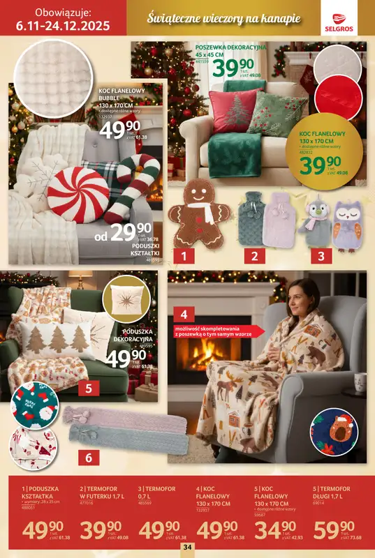 Selgros - gazetka promocyjna Katalog Boże Narodzenie od czwartku 06.11 do środy 19.11 - strona 34