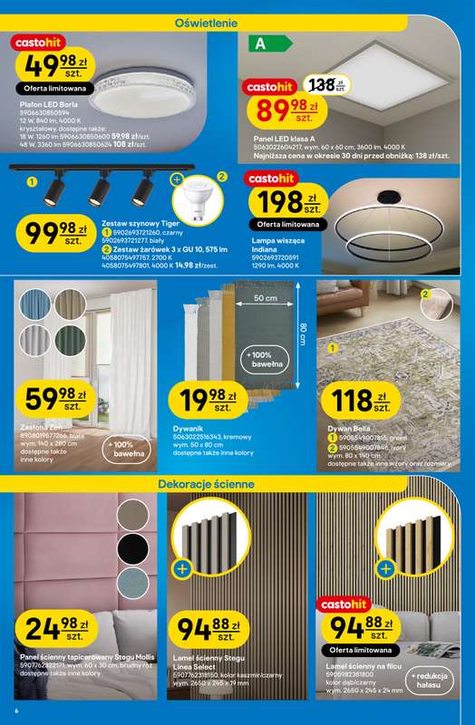 Castorama - gazetka promocyjna CASTO DAYS, setki produktów w świetnych cenach od środy 05.11 do wtorku 18.11 - strona 6