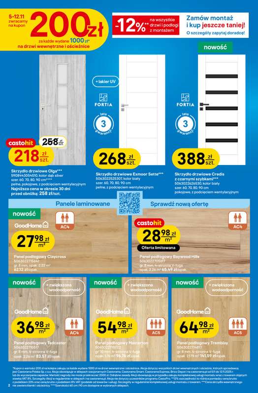 Castorama - gazetka promocyjna CASTO DAYS, setki produktów w świetnych cenach od środy 05.11 do wtorku 18.11 - strona 2