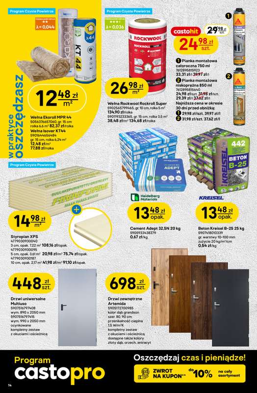 Castorama - gazetka promocyjna CASTO DAYS, setki produktów w świetnych cenach od środy 05.11 do wtorku 18.11 - strona 14