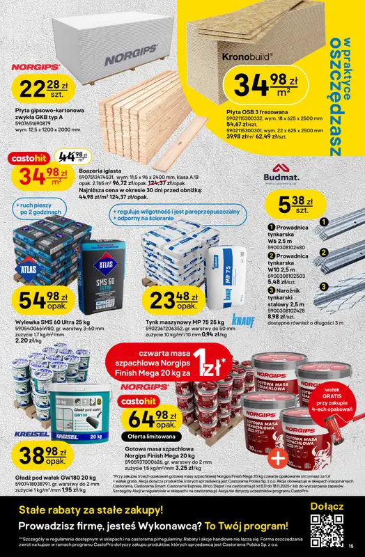 Castorama - gazetka promocyjna CASTO DAYS, setki produktów w świetnych cenach od środy 05.11 do wtorku 18.11 - strona 15