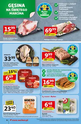 Auchan - gazetka promocyjna Gazetka Pewność niskich cen Supermarket Auchan od czwartku 06.11 do środy 12.11 - strona 4