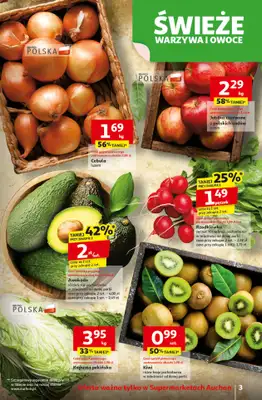 Auchan - gazetka promocyjna Gazetka Pewność niskich cen Supermarket Auchan od czwartku 06.11 do środy 12.11 - strona 3