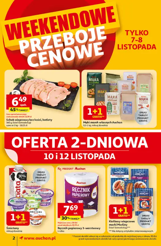 Auchan - gazetka promocyjna Gazetka Pewność niskich cen Supermarket Auchan   - strona 2