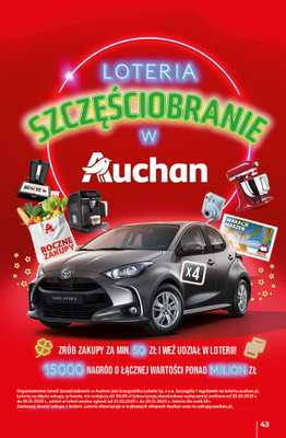 Auchan - gazetka promocyjna Gazetka Pewność niskich cen Hipermarket Auchan  do środy 12.11 - strona 43