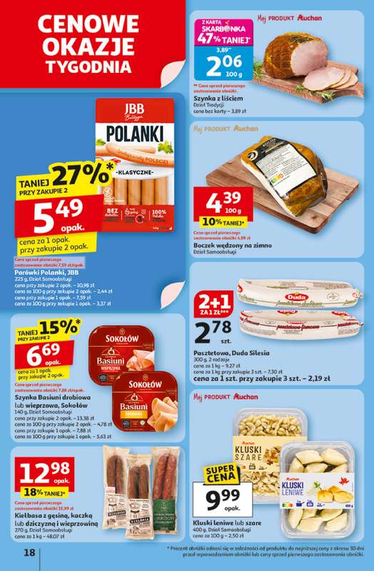 Auchan - gazetka promocyjna Gazetka Pewność niskich cen Hipermarket Auchan od czwartku 06.11 do środy 12.11 - strona 18